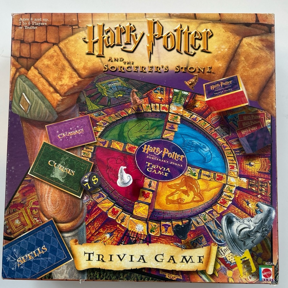 Mattel Harry Potter Trivia Game - Vibrant Colors